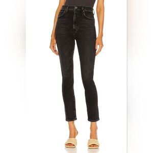 Agolde Pinch Waist Skinny Black Size 32